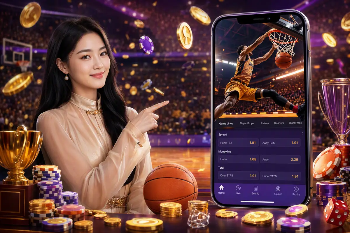 spinngo Casino antara muka mudah alih telefon
